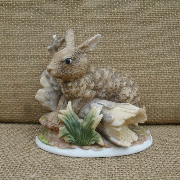 Homco Other - Vintage Homco Porcelain Rabbit Figurine